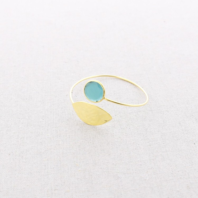 BRAZALETE BRONCE HOJA