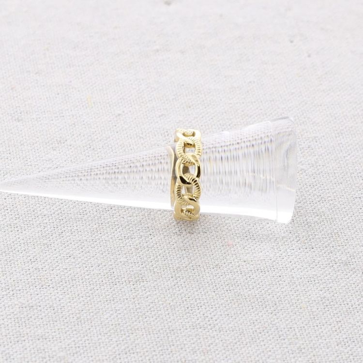 ANILLO ACERO ESLABONES 2