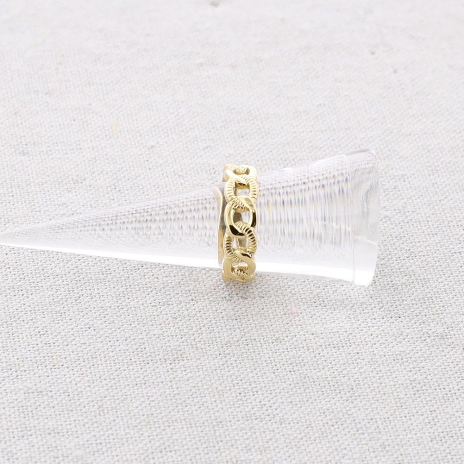 ANILLO ACERO ESLABONES