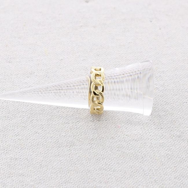 ANILLO ACERO ESLABONES