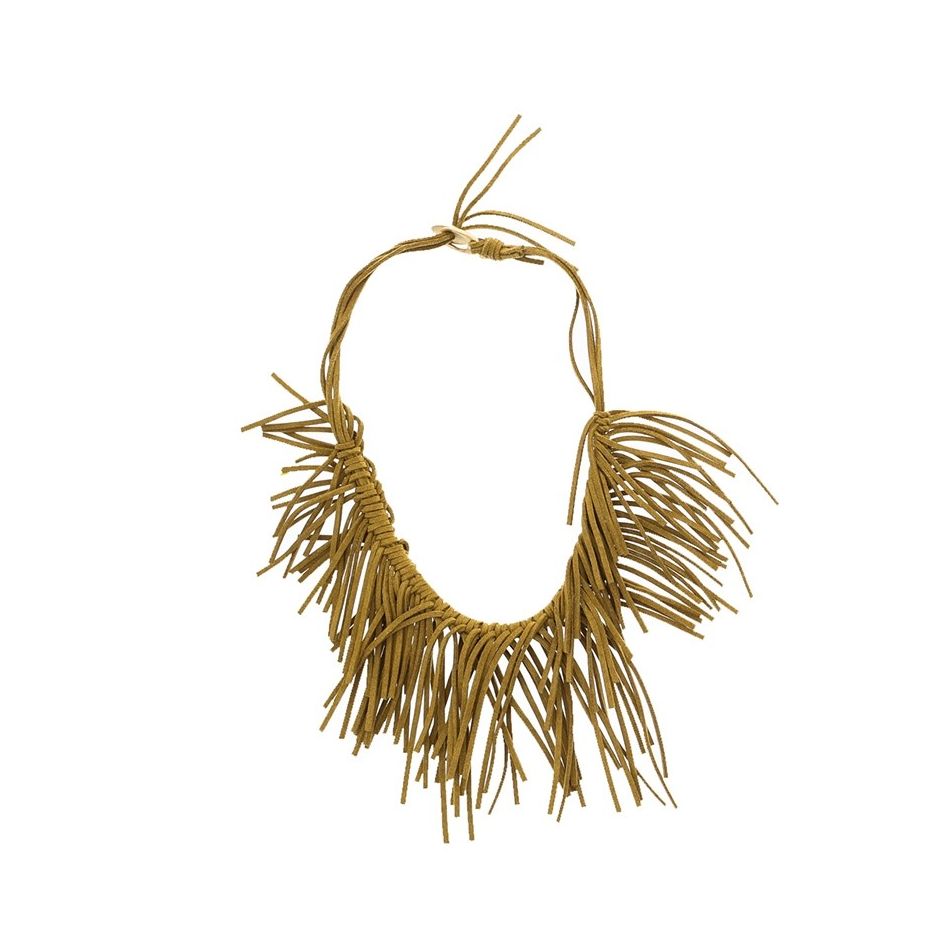 MULTI SUEDE SHORT NECKLACE