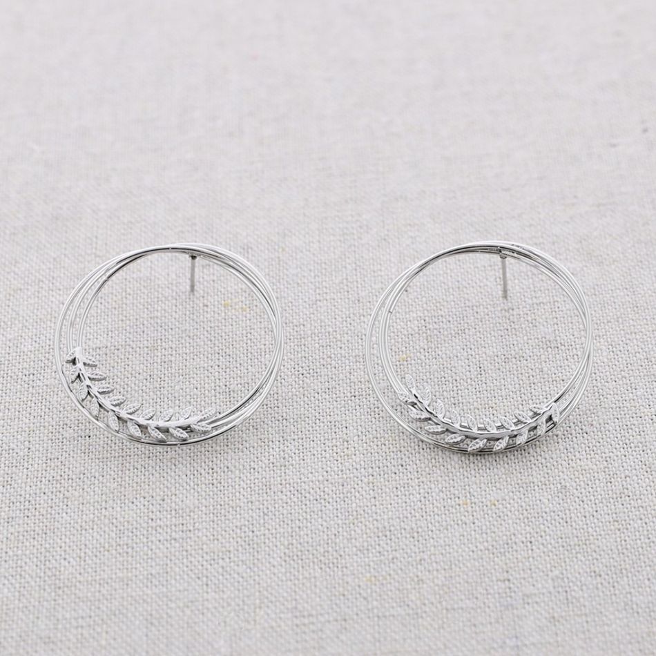 STAINLESS STEEL TRIPLE HOOP EARRINGS
