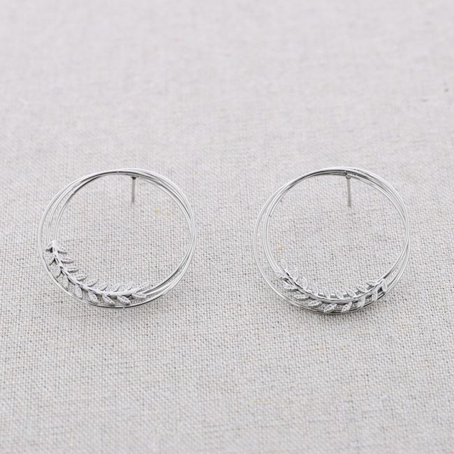 STAINLESS STEEL TRIPLE HOOP EARRINGS