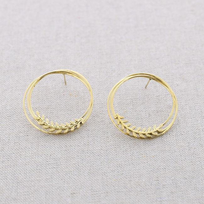 STAINLESS STEEL TRIPLE HOOP EARRINGS