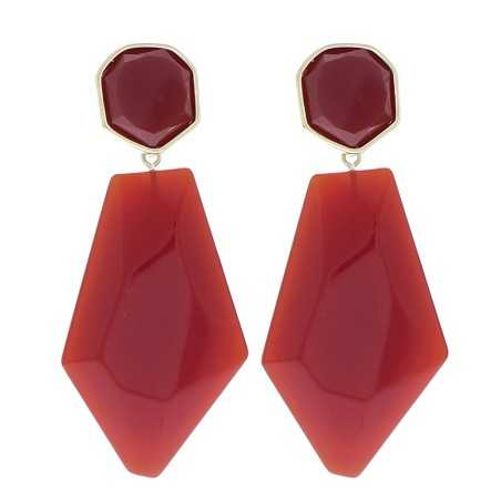 GEOMETRIC SHAPE PENDANT EARRINGS