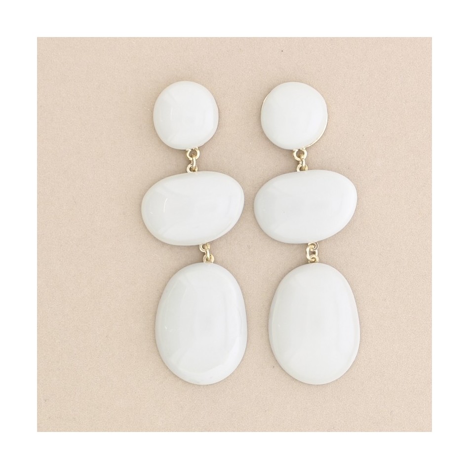 PENDIENTES TRIPLE RESINA