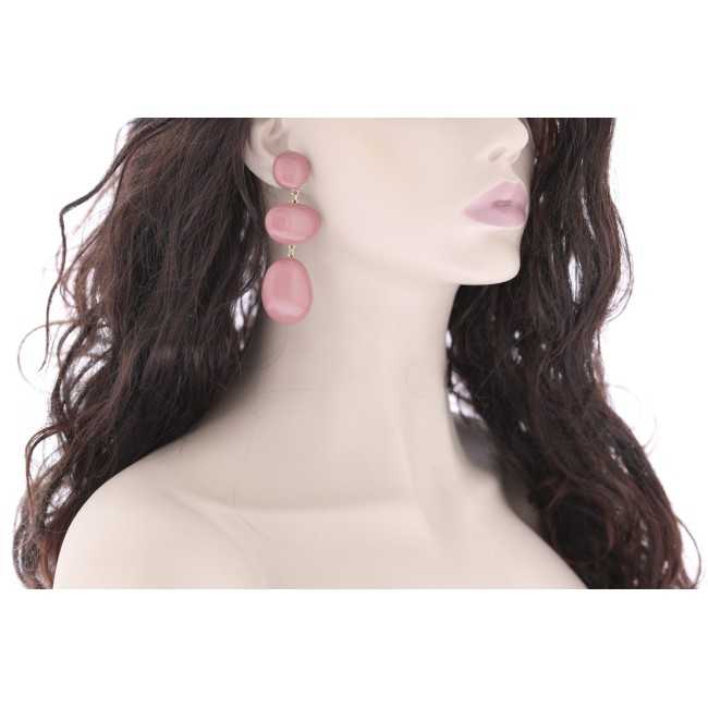 TRIPLE RESIN EARRINGS