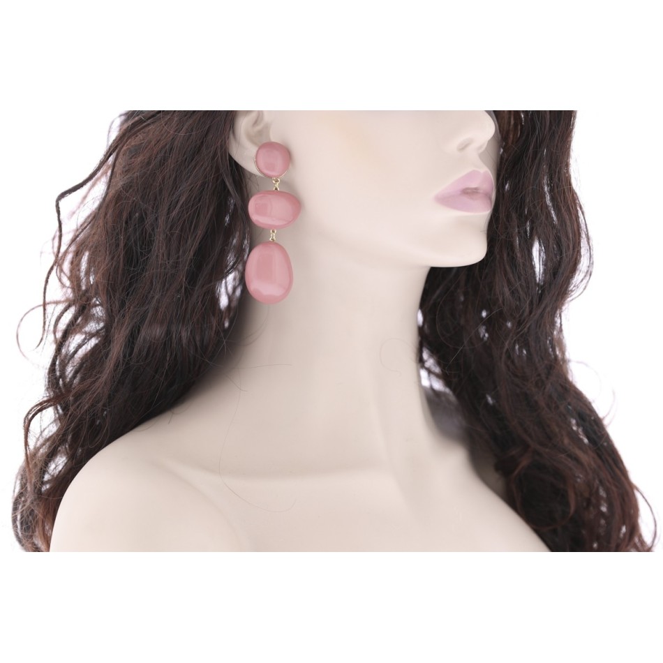 PENDIENTES TRIPLE RESINA