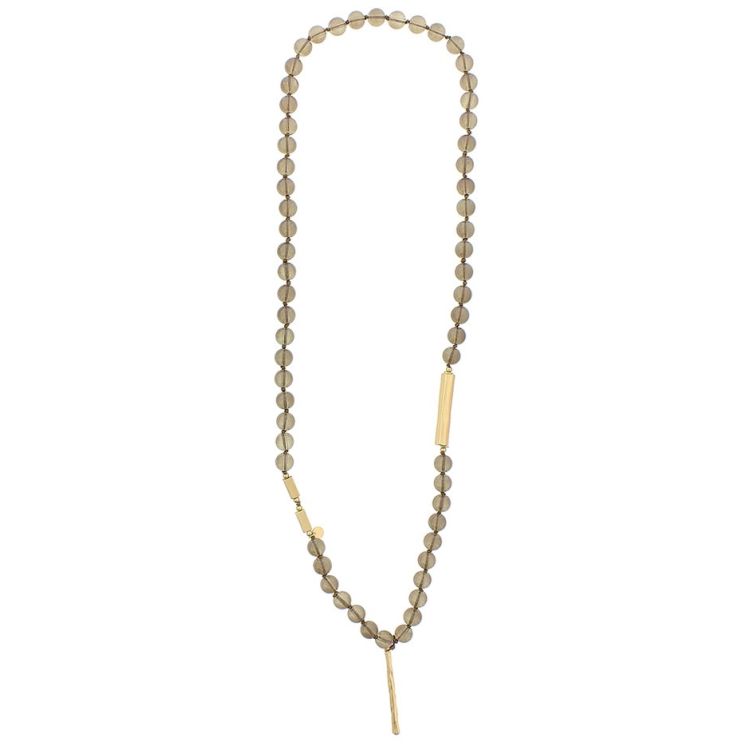 COLLAR LARGO COLGANTE BARRA METAL