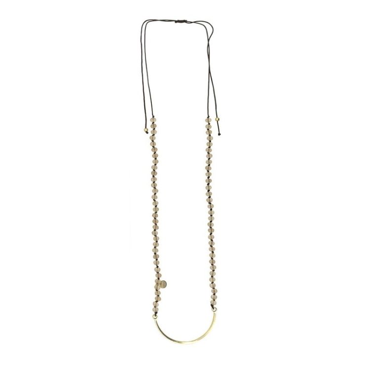 COLLAR COLGANTE MEDIA LUNA METAL