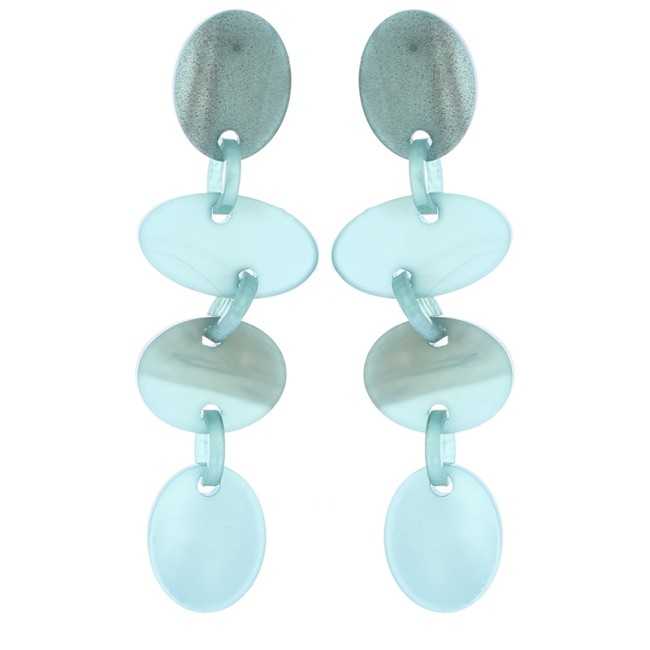 RESIN DANGLING EARRINGS