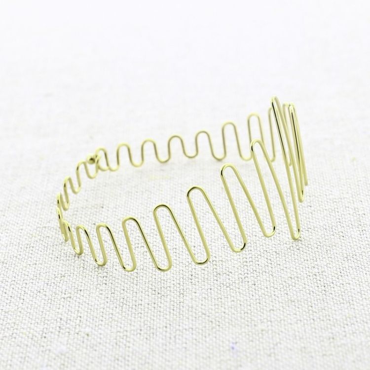 PULSERA ACERO ONDAS SEMIRRÍGIDA