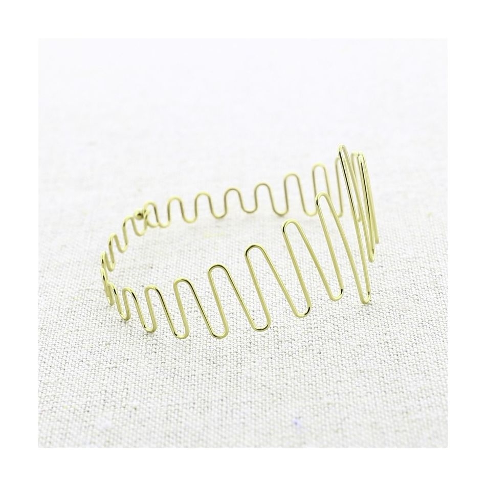 SEMI-RIGID WAVES STEEL BRACELET