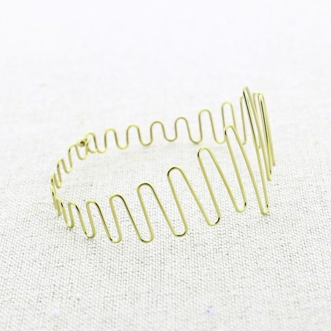 SEMI-RIGID WAVES STEEL BRACELET