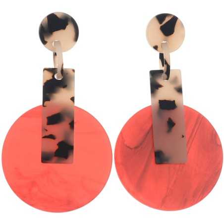 RESIN GEOMETRIC SHAPES EARRINGS