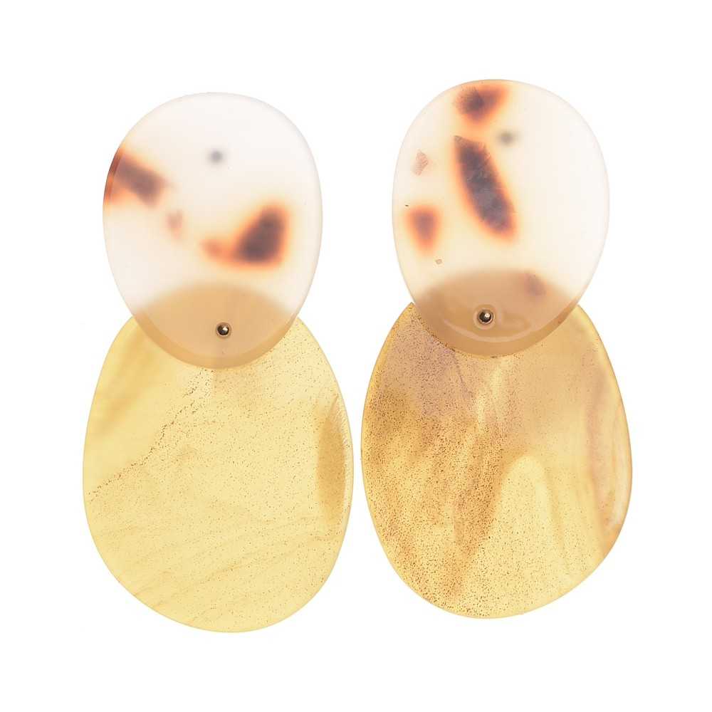 RESIN GEOMETRIC SHAPES EARRINGS