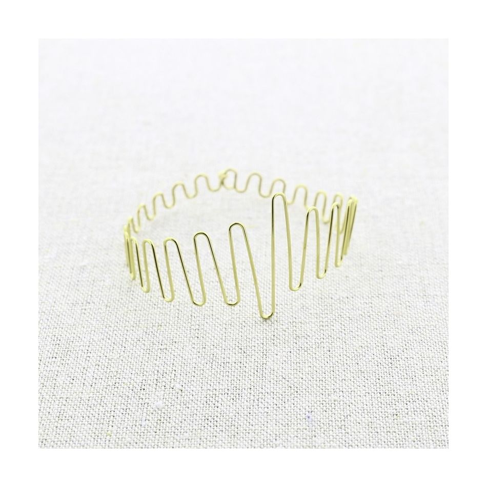 SEMI-RIGID WAVES STEEL BRACELET