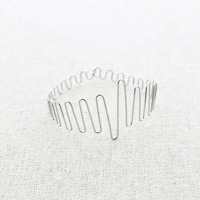 SEMI-RIGID WAVES STEEL BRACELET