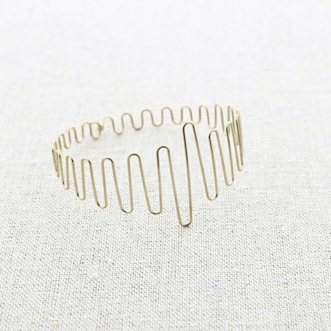 SEMI-RIGID WAVES STEEL BRACELET