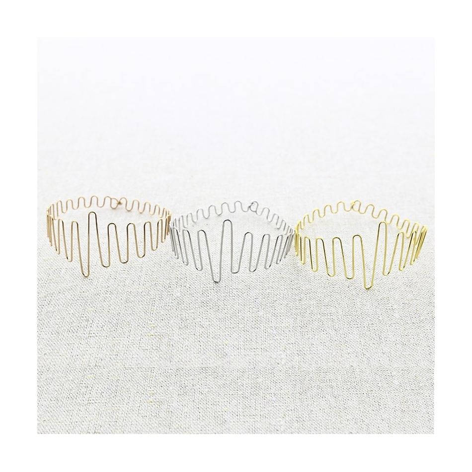 SEMI-RIGID WAVES STEEL BRACELET