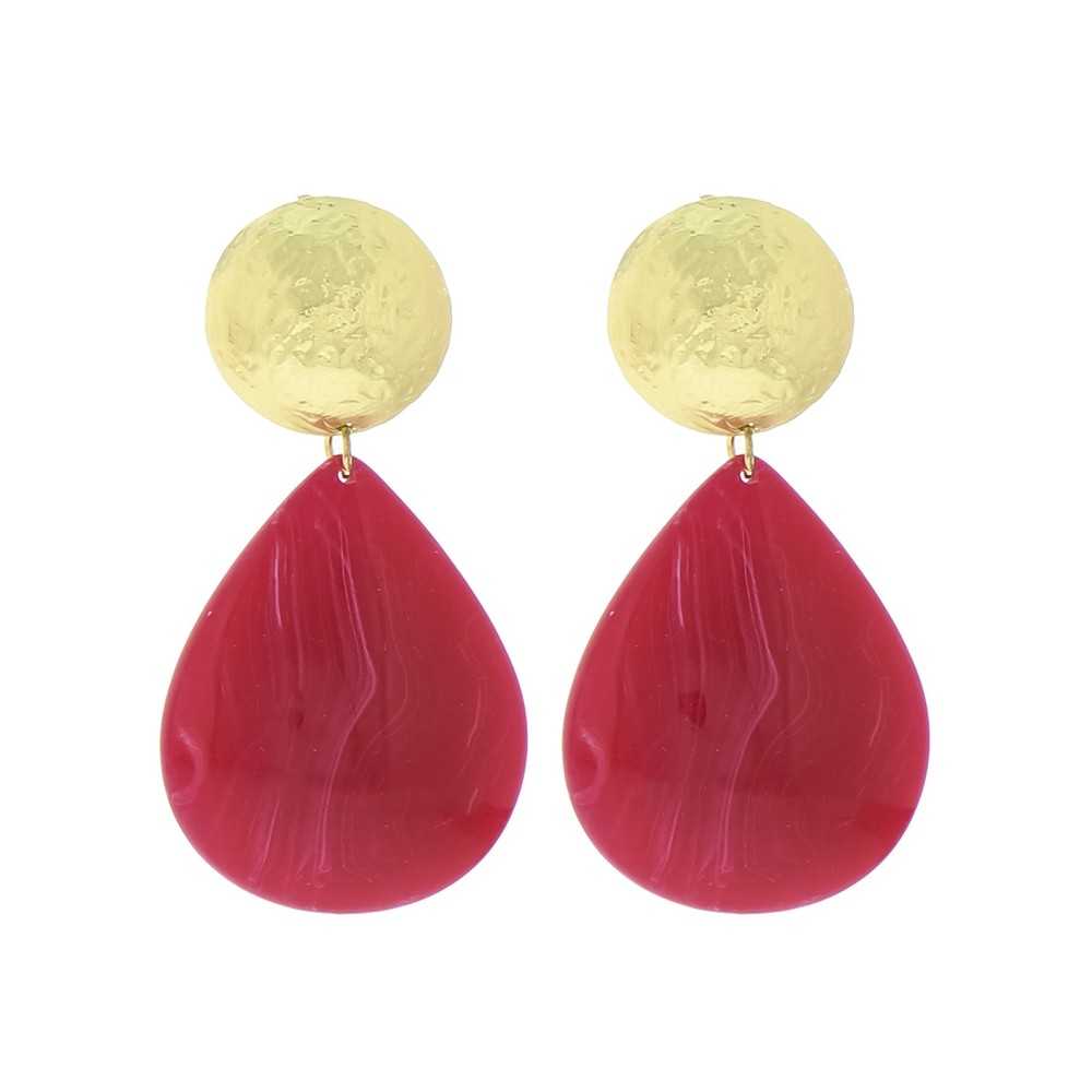 RESIN DROP EARRINGS