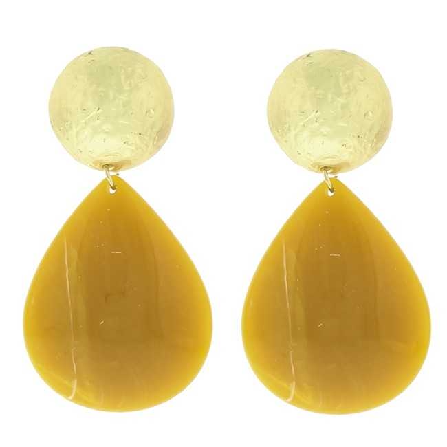 RESIN DROP EARRINGS