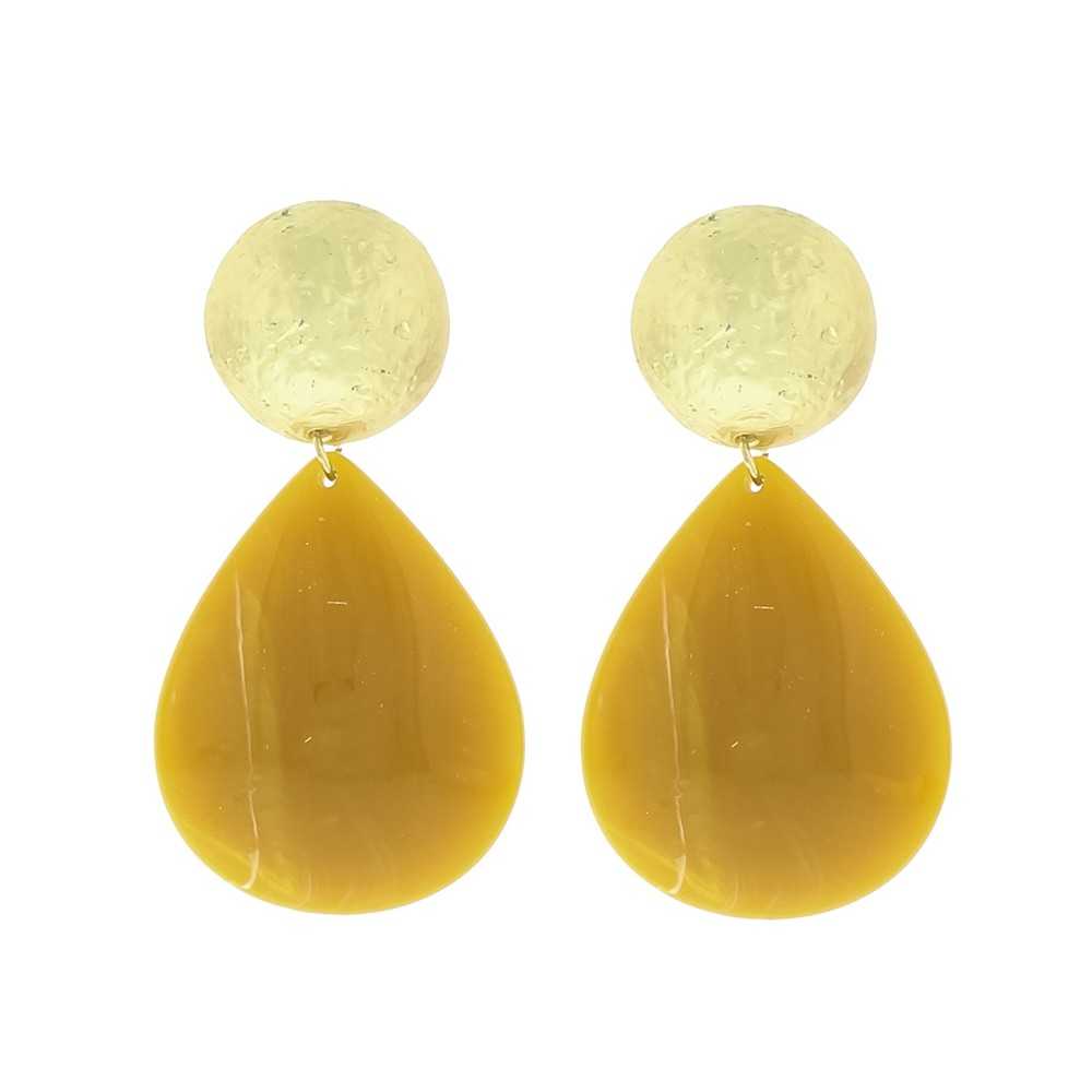 RESIN DROP EARRINGS