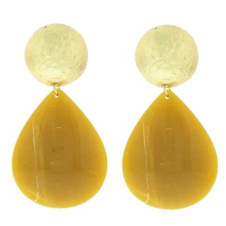 RESIN DROP EARRINGS