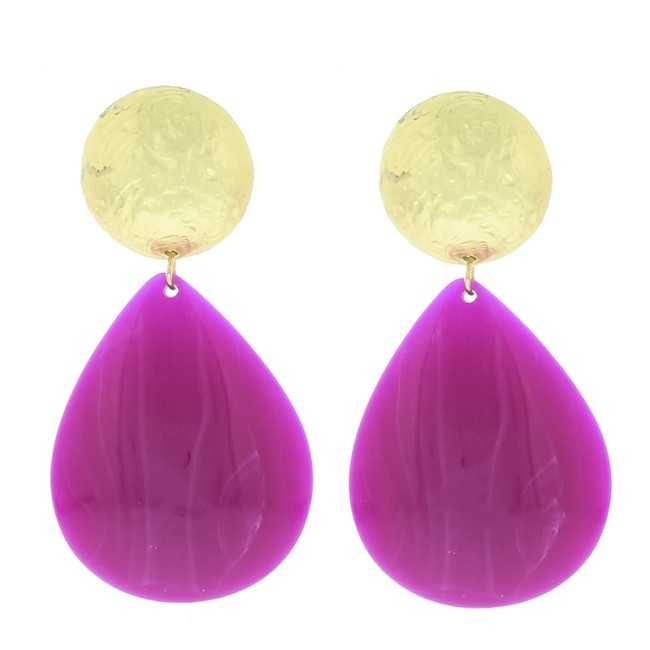 RESIN DROP EARRINGS