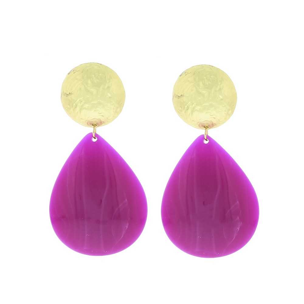 RESIN DROP EARRINGS