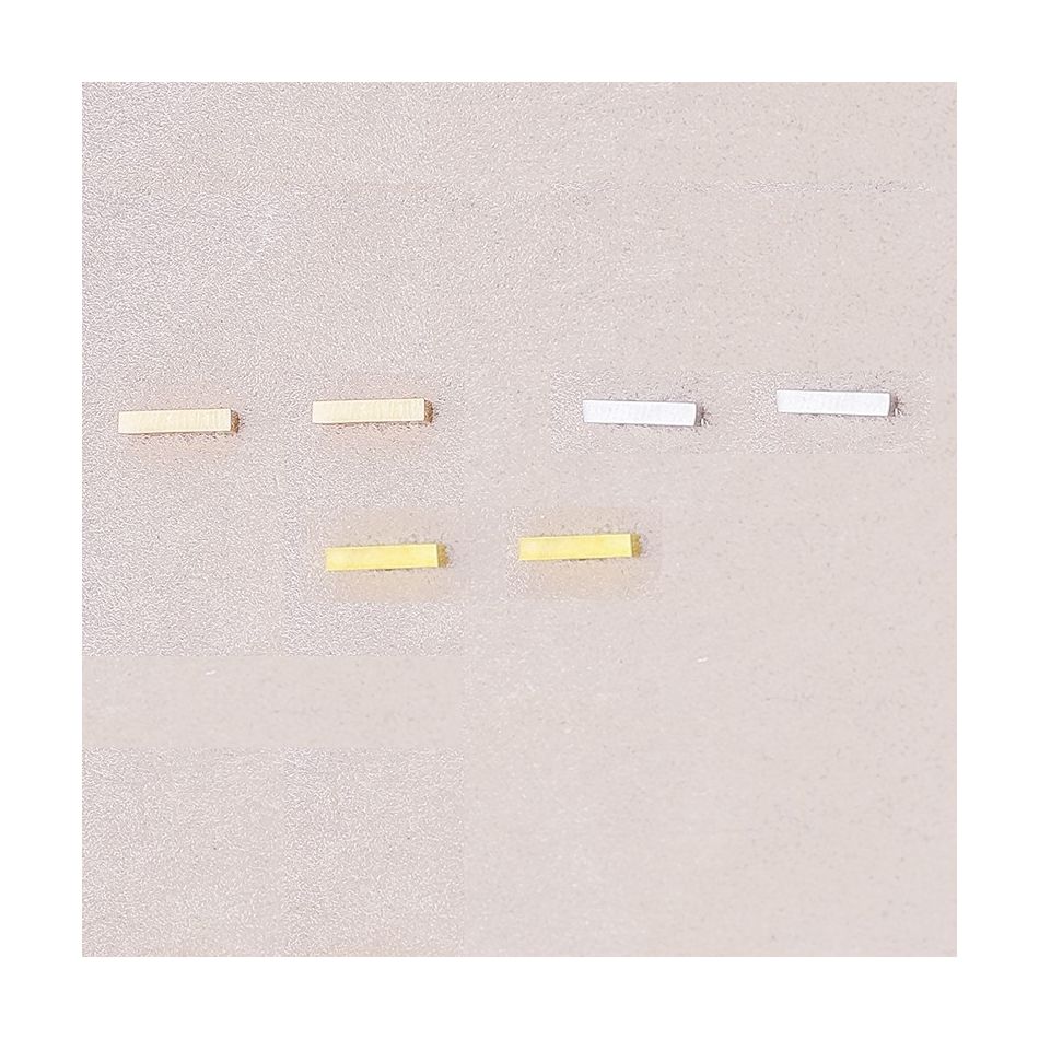 STEEL BAR EARRINGS