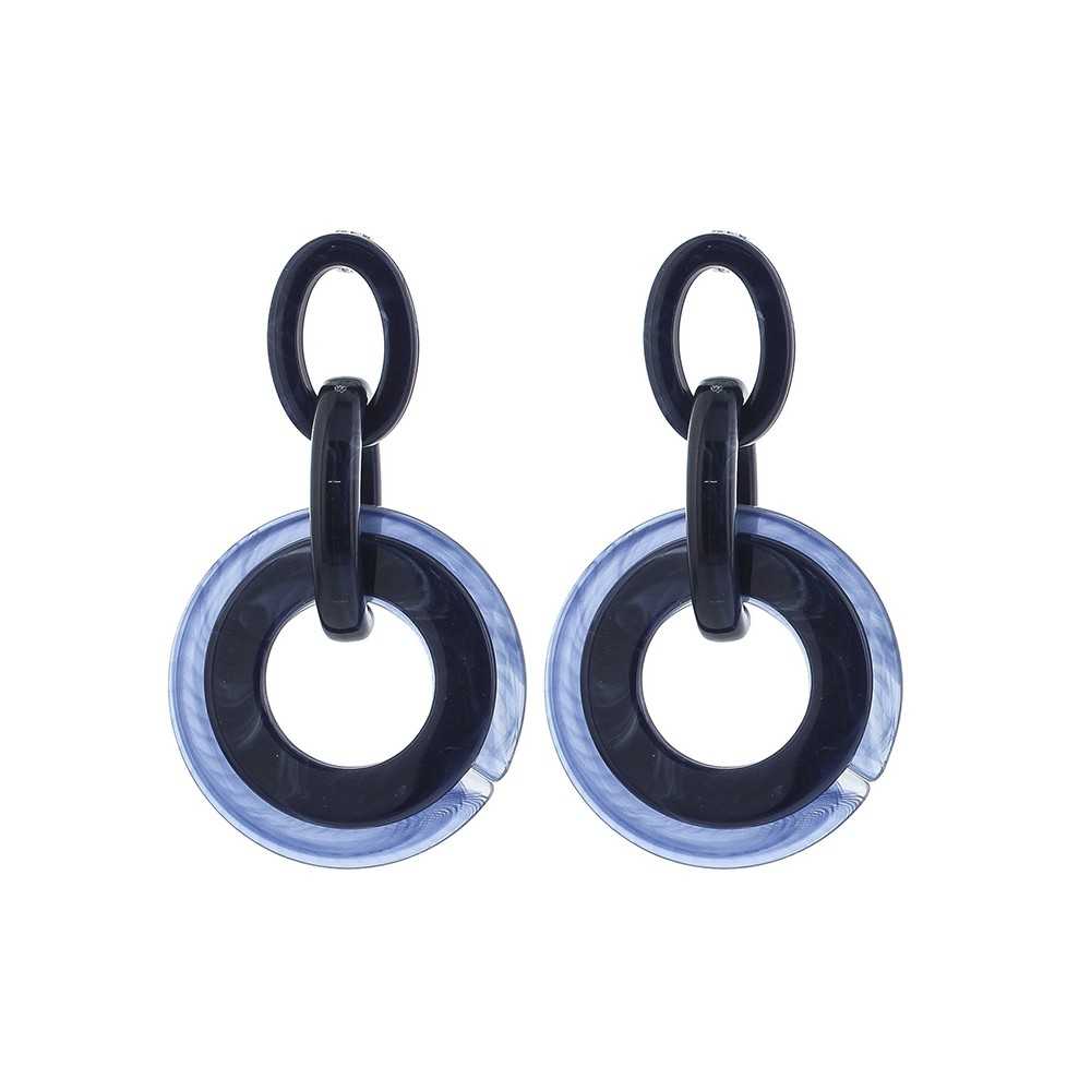 RESIN RING EARRINGS