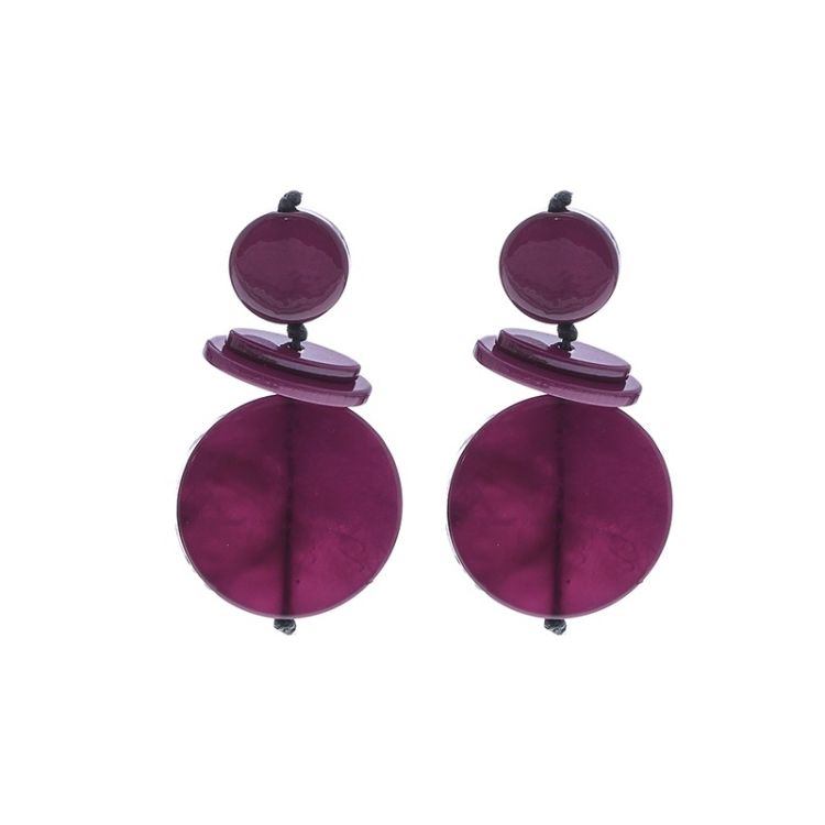 PENDIENTES FORMAS GEOMÉTRICAS RESINA
