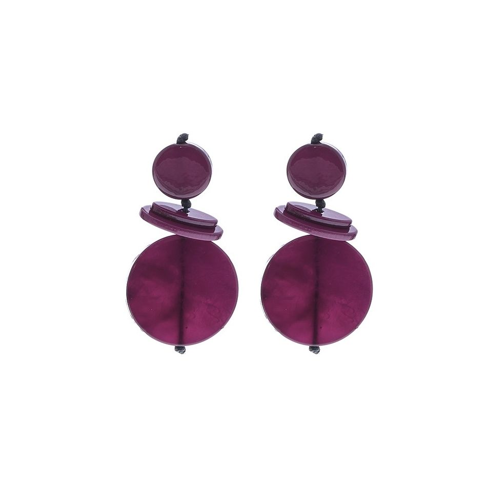 PENDIENTES FORMAS GEOMÉTRICAS RESINA