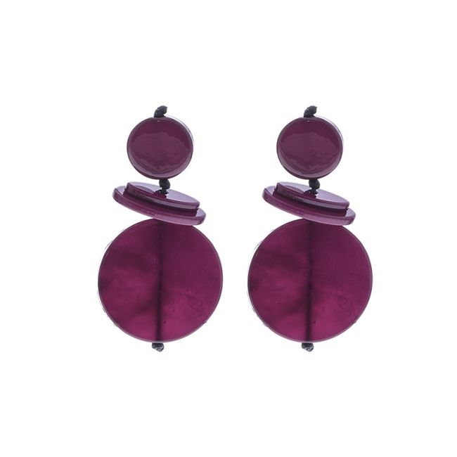 RESIN GEOMETRIC SHAPES EARRINGS