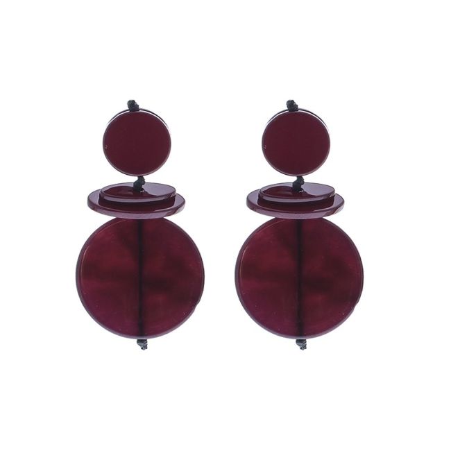 PENDIENTES FORMAS GEOMÉTRICAS RESINA