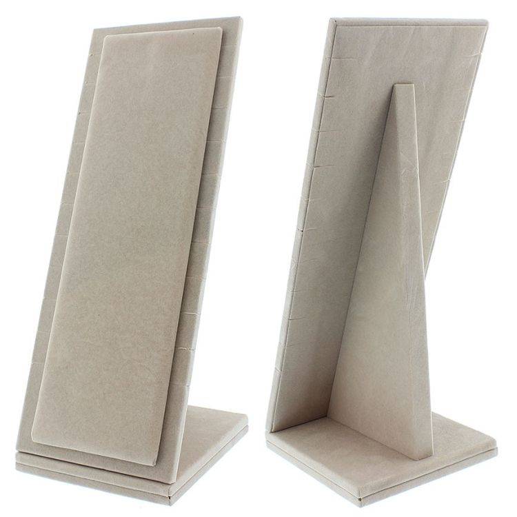 FLAT SUEDE/FABRIC STAND 10.3*11.2*26
