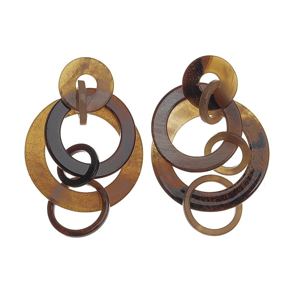 MULTI-LINK RESIN EARRINGS