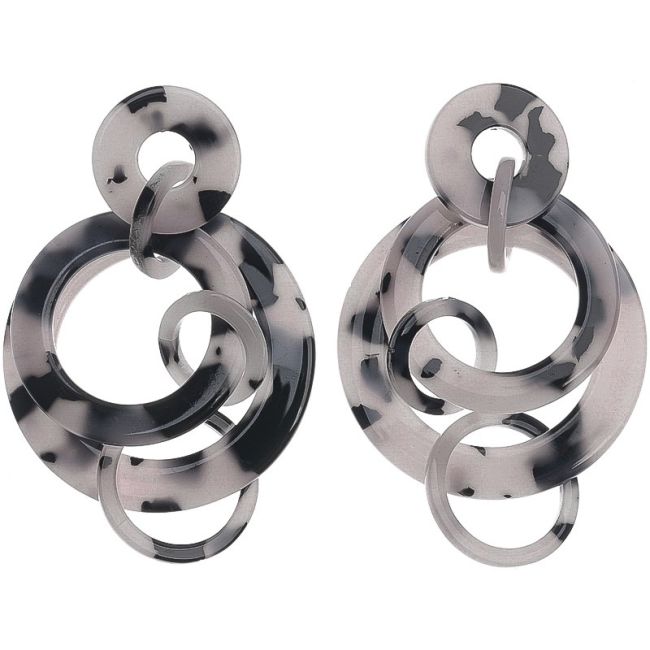 PENDIENTES RESINA MULTI ESLABÓN