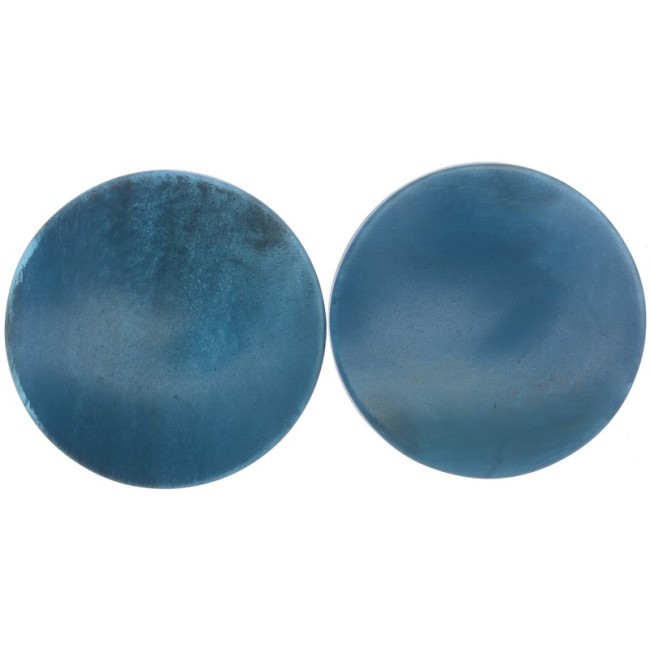 RESIN MEDAL EARRINGS