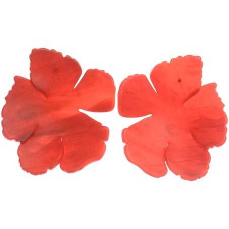 RESIN FLOWER STUD EARRINGS