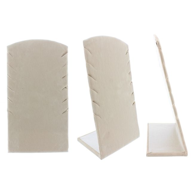 SHORT NECKLACE SYNTHETIC LEATHER STAND