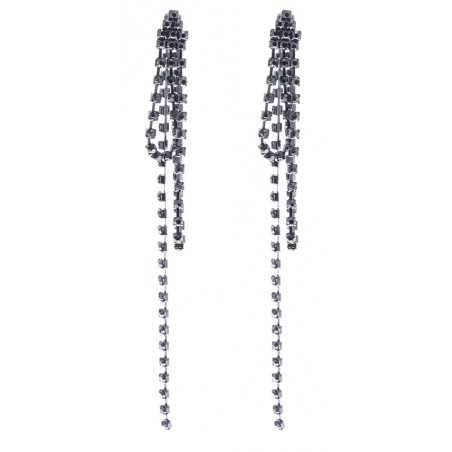 STRASS CHAIN EARRINGS