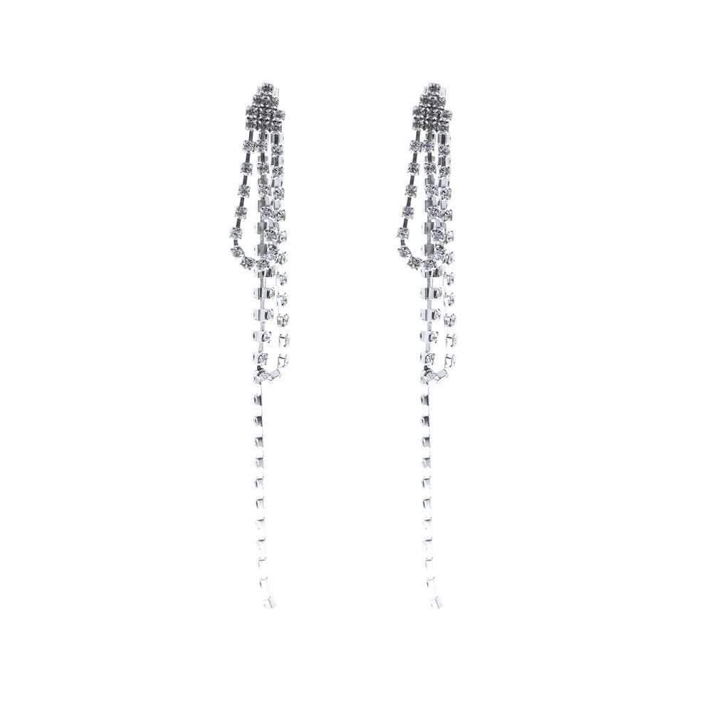 STRASS CHAIN EARRINGS