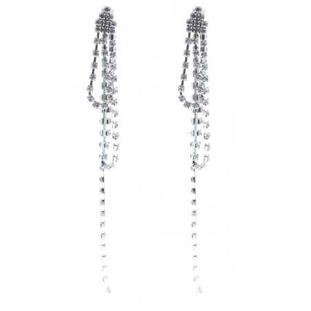 STRASS CHAIN EARRINGS