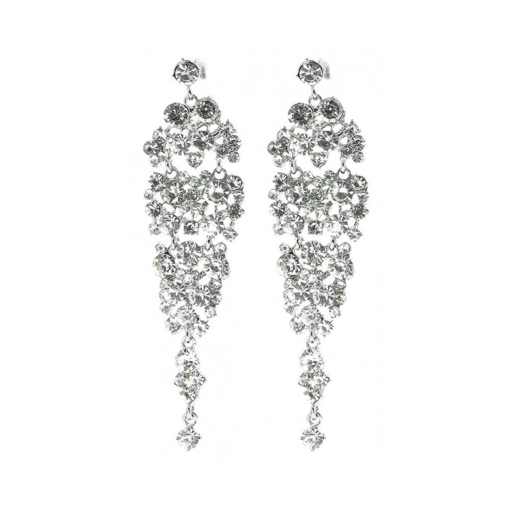 METAL STRASS EARRINGS