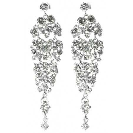 METAL STRASS EARRINGS