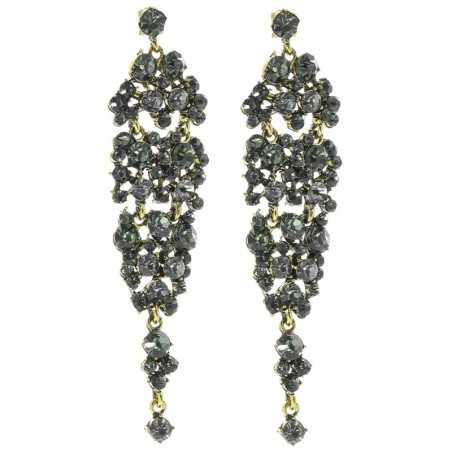 METAL STRASS EARRINGS