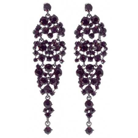 METAL STRASS EARRINGS