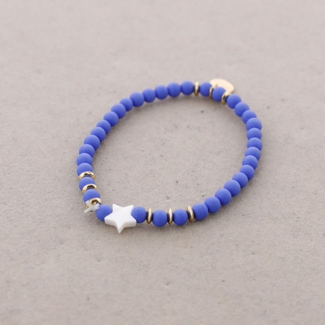 ELASTIC BRACELET WITH NACRE STAR